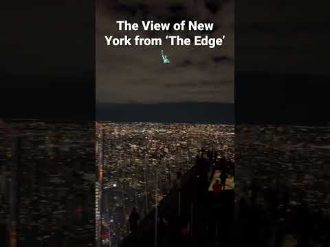 Night view of New York from ‘The Edge’ viewing platform 😍🗽🇺🇸 #newyork #newyorkskyline #edgenyc