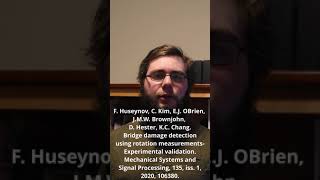 In a Minute: Bridge damage detection using rotation measurements - Experimental validation