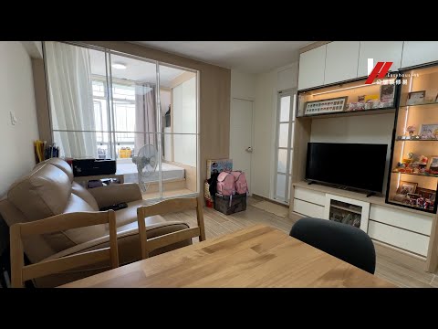 【公屋裝修】黃大仙上邨3-4人單位｜傢俬間兩房設計