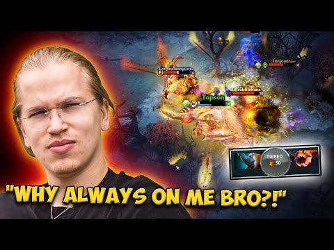 How Topson deals with a HATER in game 👊