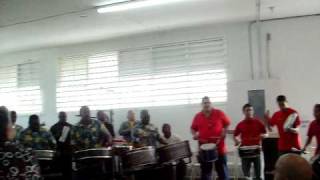 Batucada: La Respuesta...(787) 607-7882, junto al Steel Band de la Iglesia Pentecostal de Piñones