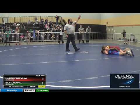 2020 USAW Preseason Nationals/7006 Girls 3rd-5th Grade 88-94 Isla Schemmel Unattached Vs Mariah Ki