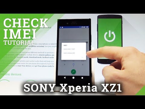 How to Find IMEI and Serial Number in SONY Xperia XZ1 |HardReset.Info