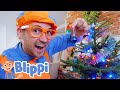 Blippi Decorates The Christmas Tree Blippi Christmas Special Christmas Videos For Kids