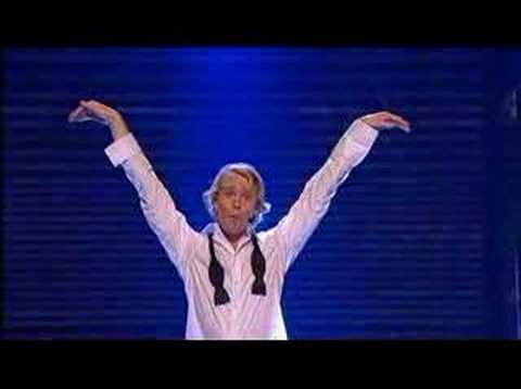 Björns Gustafsson sista mellanakt Melodifestivalen i Globen