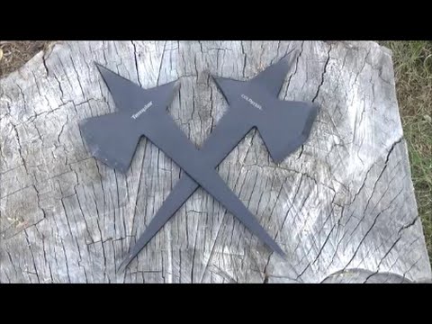 The Wrath Of The Templars: Cold Steel Throwing Axes (Hurlbats)