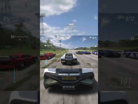 BUGATTI DIVO Vs F1 CAR - Drag Race I 4K Game