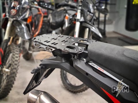 Perun moto KTM 1290 2021+ Billet top rack (without grab handles - low position)