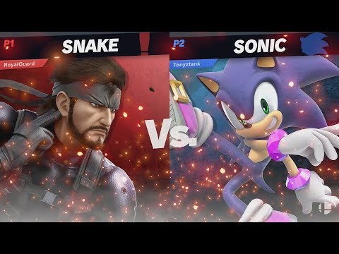 HotDogKnight! (Snake) vs Tonyztank (Sonic) @ The Weakly 4/12