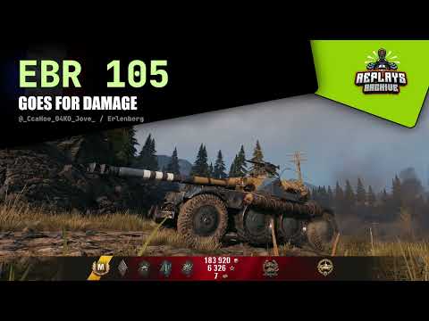 Panhard EBR 105 - Goes for damage / 430 assist, 10066 damage, 1591 exp., Tundra, World of Tanks