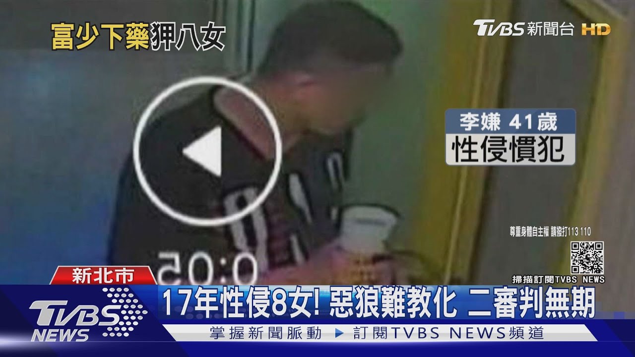 17年性侵8女！惡狼難教化　二審判無期
