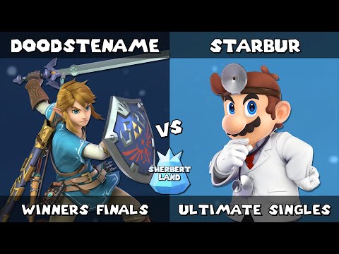 Sherbert Land # 19 | doodstename (Link) vs Starbur (Dr Mario) | Winners Finals | SSBU Ultimate