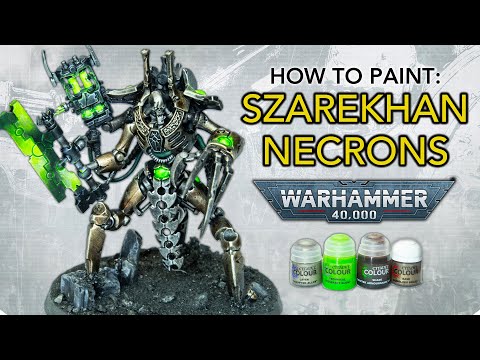 How to Paint: Necrons Szarekhan ULTIMATE Guide! | Warriors, Scarabs & Destroyers | Warhammer 40000