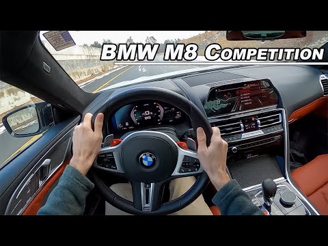 2022 BMW M8 Competition Gran Coupe - 617hp Luxury at Speed (POV Binaural Audio)