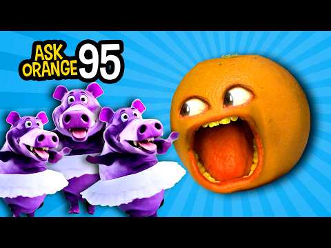 惱人的橙子 - 問橙子 #95：河馬入侵 (Annoying Orange - Ask Orange #95: DANCING HIPPO INVASION!!!)