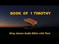 Holy Bible -  1 Timothy - King James Version - KJV Audio Bible with TEXT
