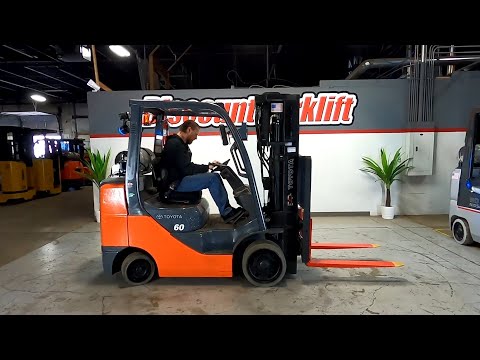 TOYOTA 8-Series 8FGCU30 6,000lb LP (Propane) #4186 - Forklift For Sale