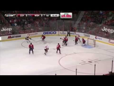 Game #175 Calgary Flames @ Washington Capitals 4-3 (OT) Highlights (04.11.2014)