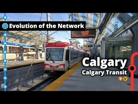 Calgary's C-Train & Transitway Network Evolution