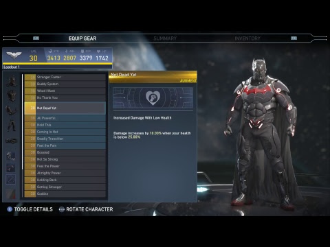 Injustice 2, going for Legendary Gear level 30 for my Batman and my Harley Quinn enjoy.