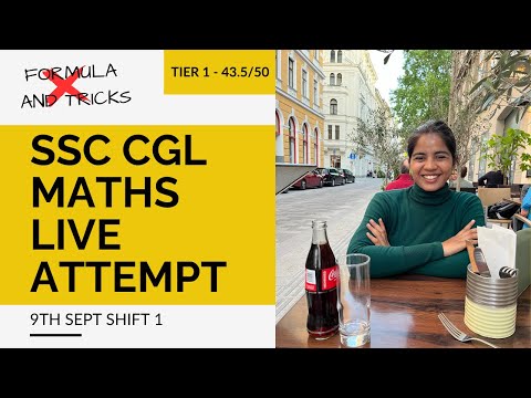 SSC CGL Maths Tier 1 Live
