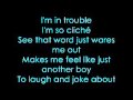 Trouble - nevershoutnever (with lyrics) 