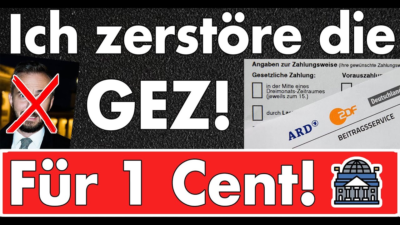 Operation Böhmermann: GEZ kippen mit 1-Cent-Trick – Anleitung zur Zerstörung des Rundfunksystems