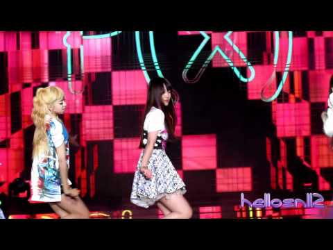 120623 f(x) - Electric Shock@Music Bank in Hong Kong