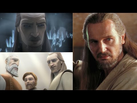 Qui-Gon Jinn Scenes and Voices (Ep 1, Clone Wars, Rebels, Ep 9)
