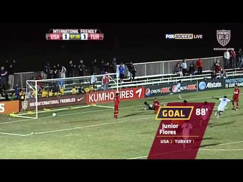 U-17 MNT vs. Turkey: Junior Flores Goal - Dec. 2, 2011