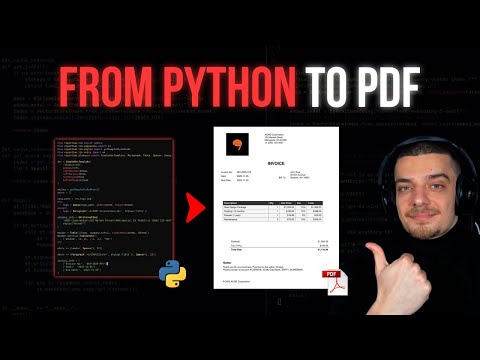 Create PDFs with Pure Python  - Perfect For Document Automation