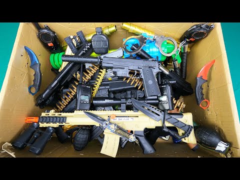 Special Assassination Weapon With Silencer, Toy Realistic Guns, Box Loads of Rifles And Pistols
