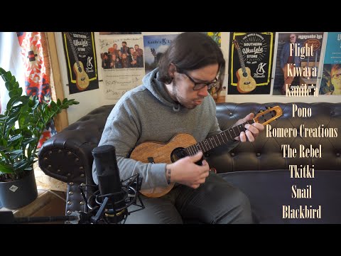 10 UKULELES IN 3 WORDS - (Kanile'a, Flight, Rebel, Pono, Romero and More)