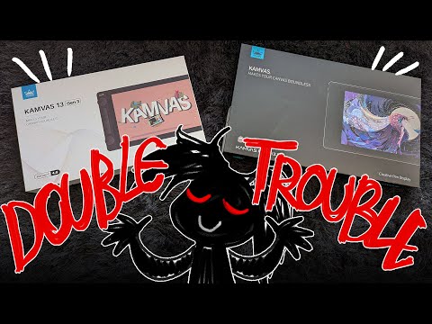 DOUBLE TABLET REVIEW! Kamvas 13 Gen 3/ KamvasPro 16 (2.5K)