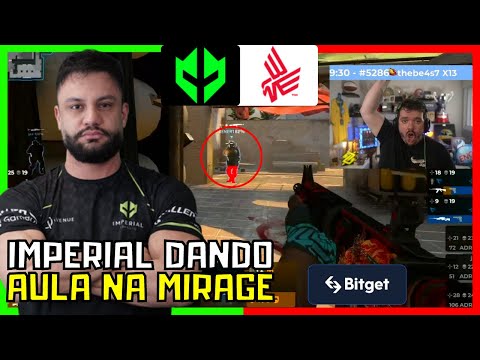 IMPERIAL vs BNE (Mirage - Mapa 2) Major Legends - Gaules mch e vvv