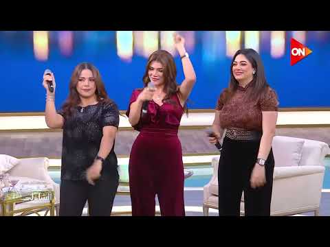 انا قلبي دق دقه شقاوة صابرين النجيلي واخواتها مع منى الشاذلي