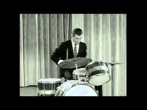 Johnny Carson Plays Drums