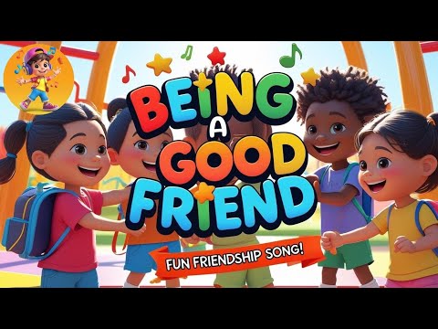 Being a Good Friend | Friendship Song for Kids | Learn Kindness & Sharing