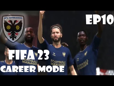FIFA 23 AFC WIMBLEDON RTG CAREER MODE EP10 - GOALS GOALS GOALS