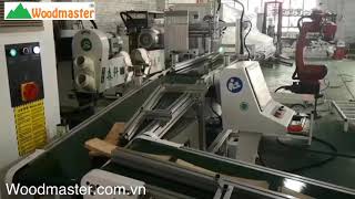 BỘ 3 Máy Làm Mộng - Băng tải - Robot woodmaster