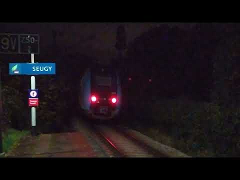 [Transilien H] Départ Z50000 à Seugy (Nuit)