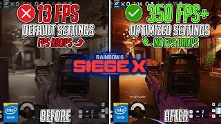 Rainbow 6 Siege X: BEST PC Settings to FIX FPS Drops, Lags & Stutters on ANY PC📈