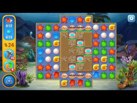 Fishdom level 427 Gameplay (iOS Android)