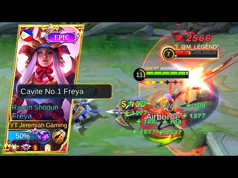 FREYA INSPIRE SO OP🔥 | BROKEN BUILD | TOP 1 GLOBAL FREYA | FREYA BEST BUILD 2022 | MUST TRY | MLBB✓