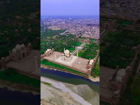 Drone Clips of Taj Mahal 🤍 #drone #dronevideo #tajmahal #tajmahaldrone #agra #shortsfeed