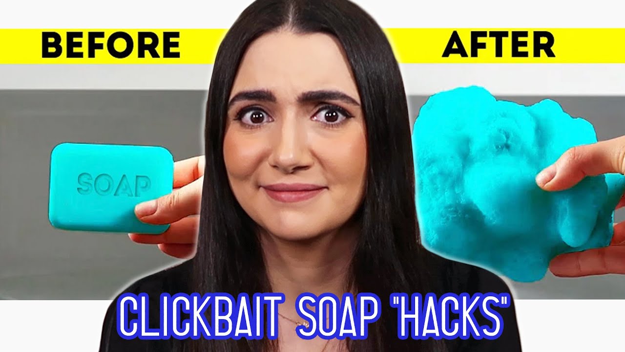 I Tested Clickbait Soap Art "Hacks"