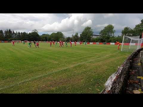 Jamie Jellis restores the lead for Aylesbury United against Risborough Rangers