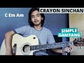 CHORD SIMPLE GAMPANG Crayon Sinchan Indonesia Tutorial Gitar