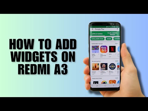 How to Add Widgets on Redmi A3 - Step by step Guide