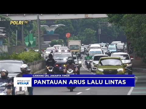 NTMC POLRI - PANTAUAN ARUS LALU LINTAS DI CAWANG UKI, JAKARTA TIMUR
